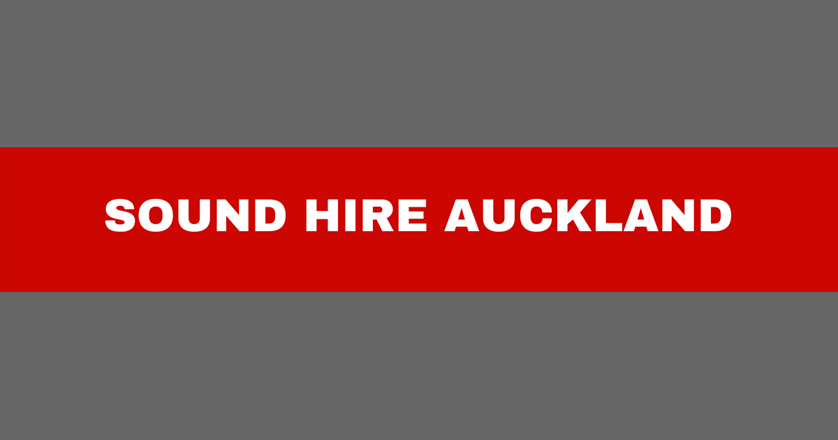 PA System Hire Auckland Speaker Hire Portable Sound System Rental