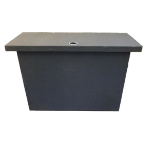 Black Carpet Portable DJ Table (Flat Top)